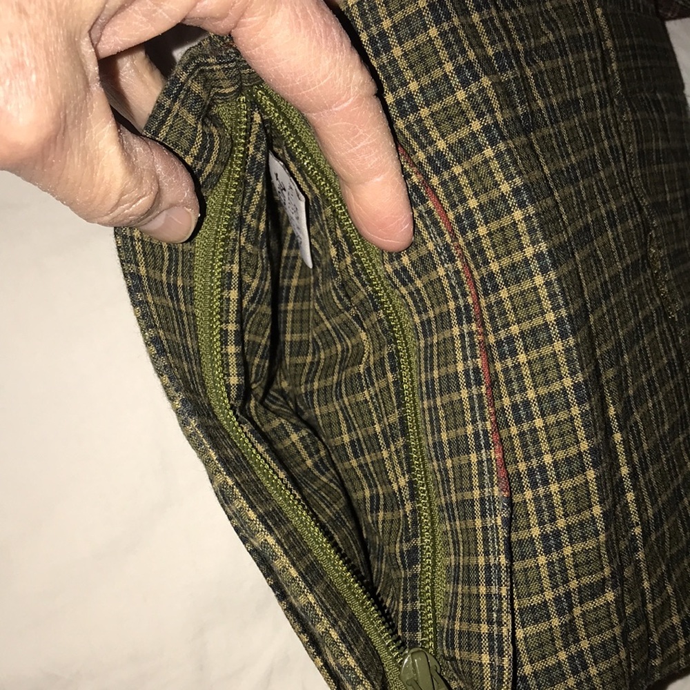 Victorian Heart quilted plaid Crossbody Purse - Picture 6 of 11